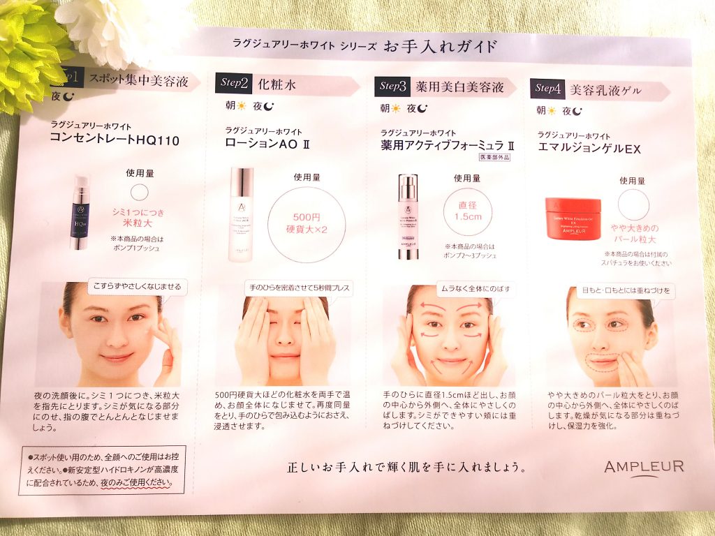 アンプルール 使い方