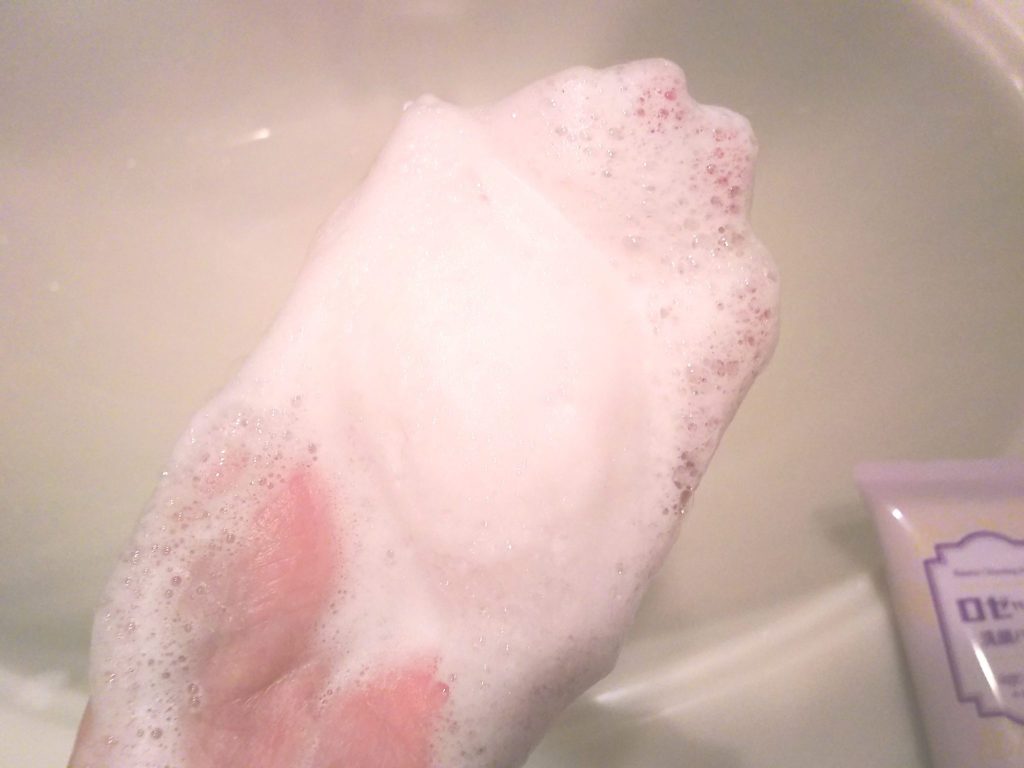 ロゼット洗顔パスタ